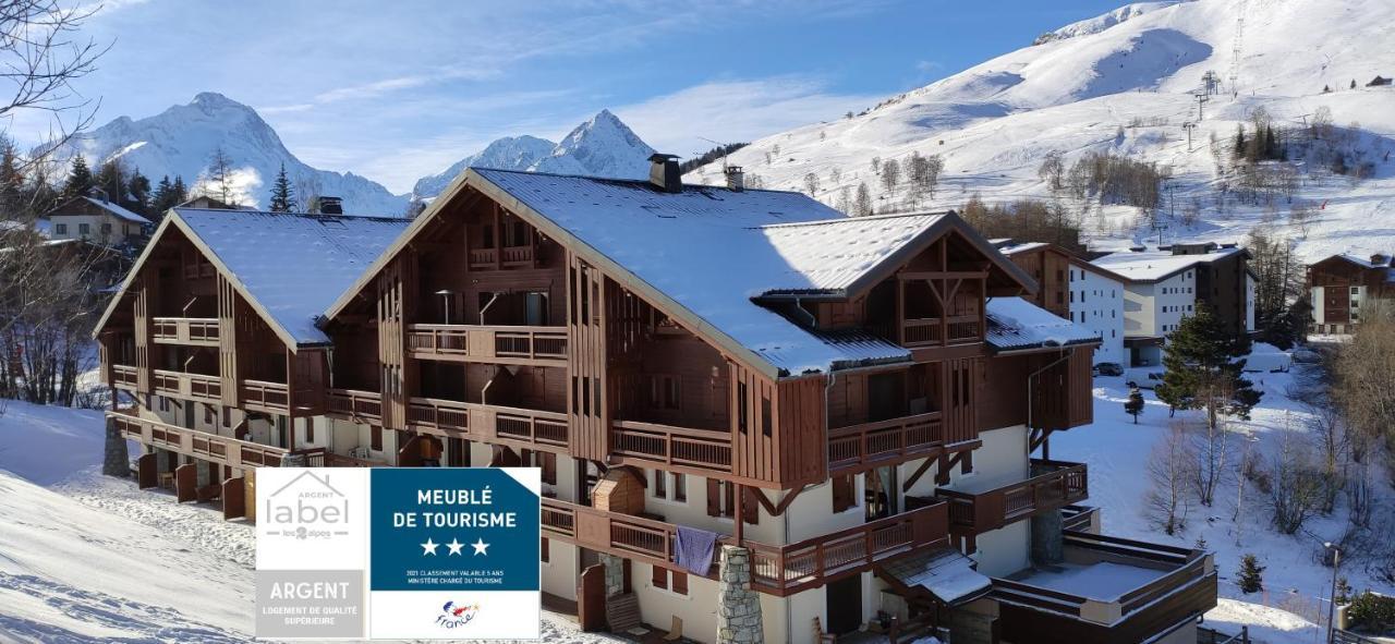 Apartmán T2 Meuble Tourisme 3 Etoiles, Pied Des Pistes-Parking Prive Avec Balcon Et Superbe Vue Les Deux Alpes Exteriér fotografie