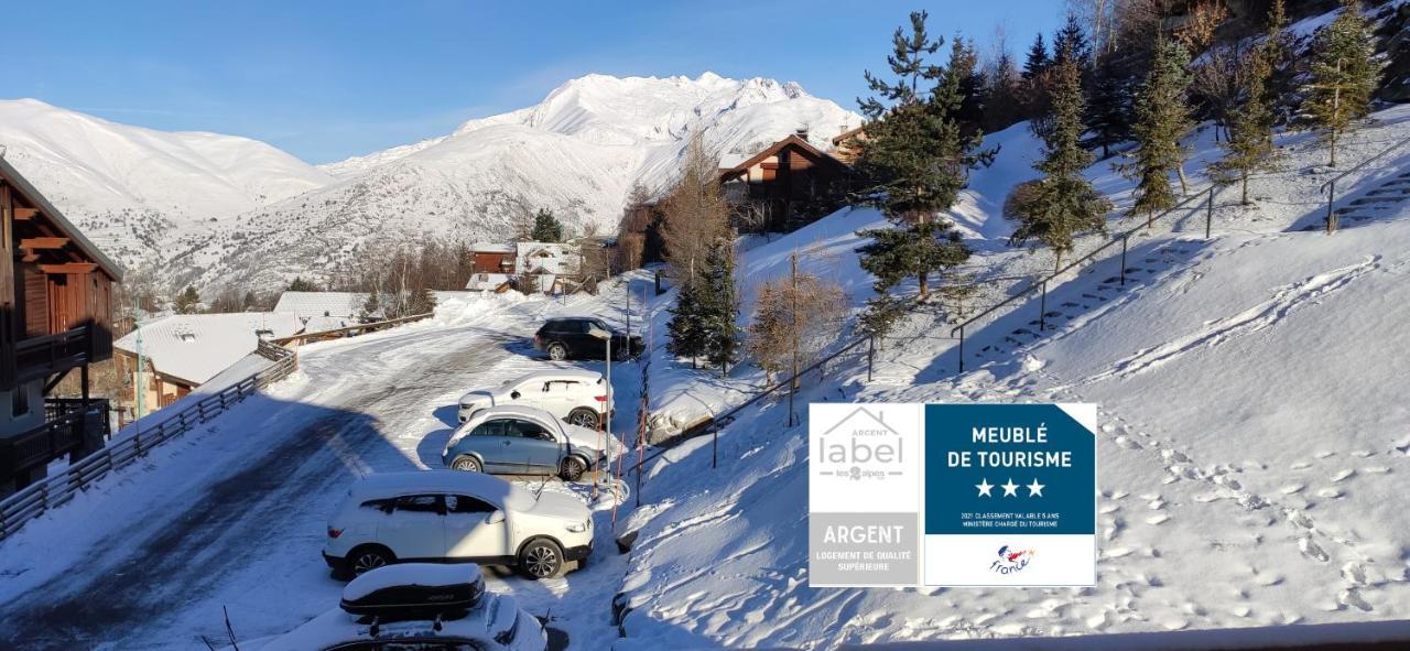 Apartmán T2 Meuble Tourisme 3 Etoiles, Pied Des Pistes-Parking Prive Avec Balcon Et Superbe Vue Les Deux Alpes Exteriér fotografie